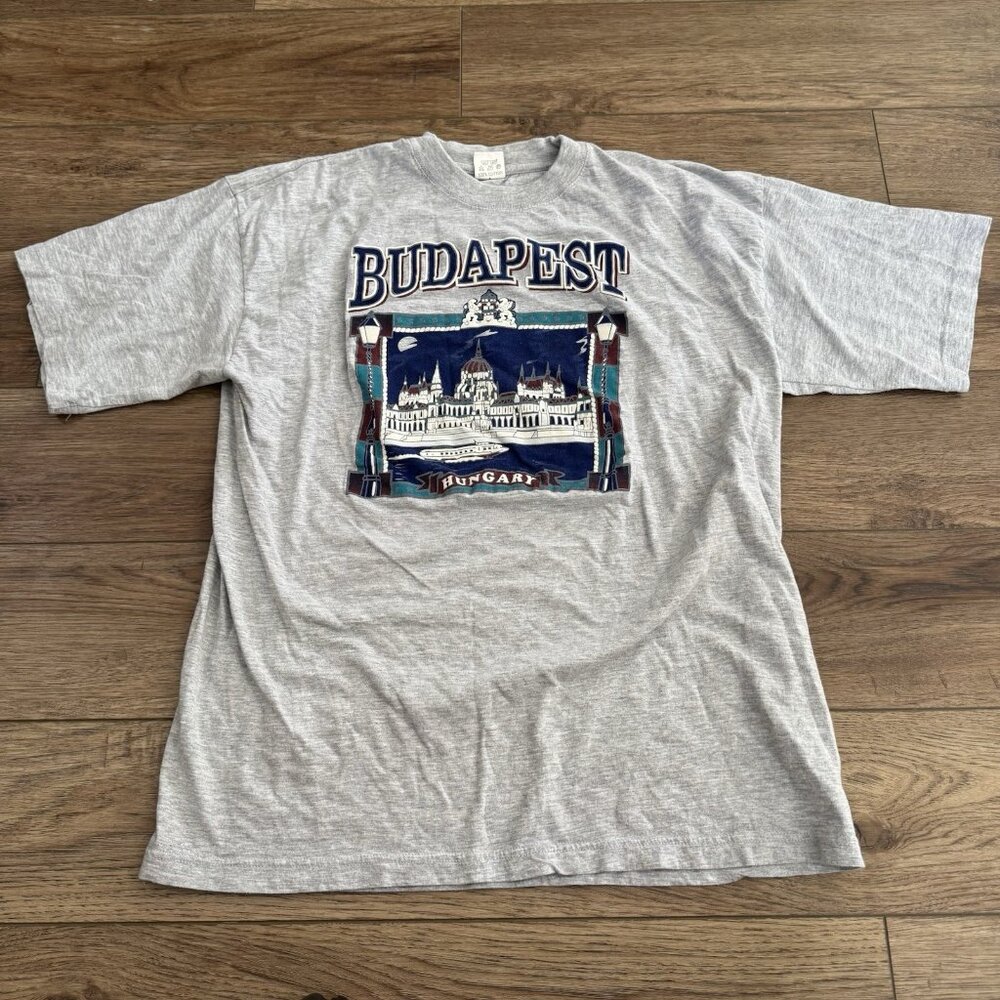 Vintage Budapest Hungary Shirt 90s